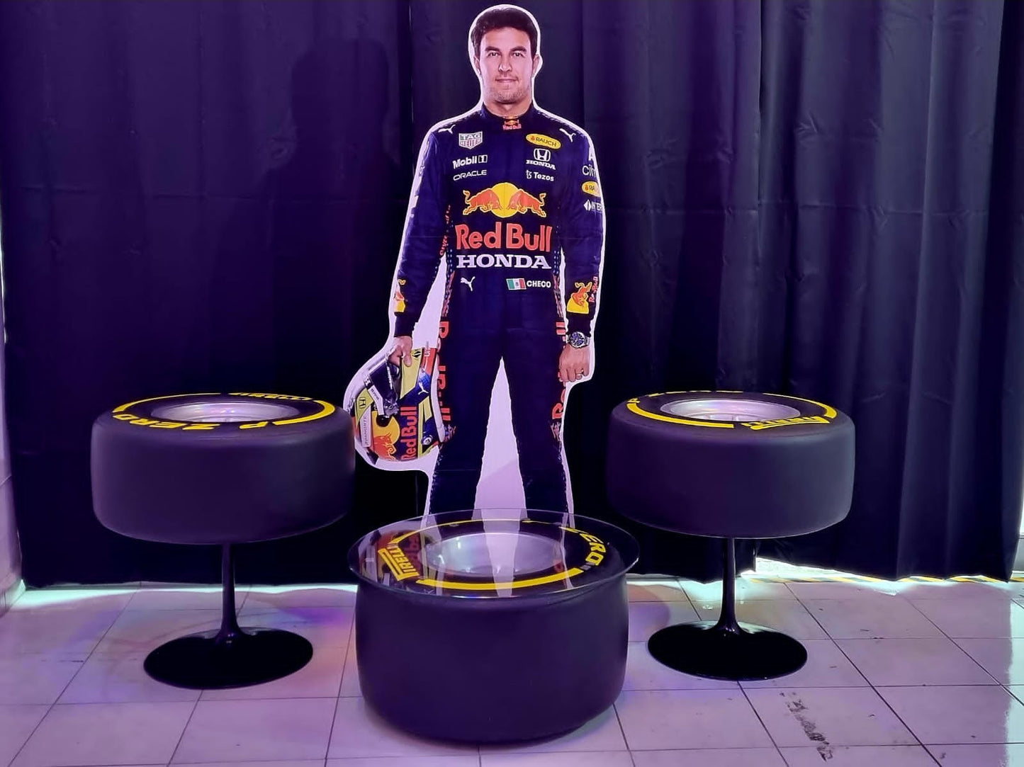 MESAS F1 escala real