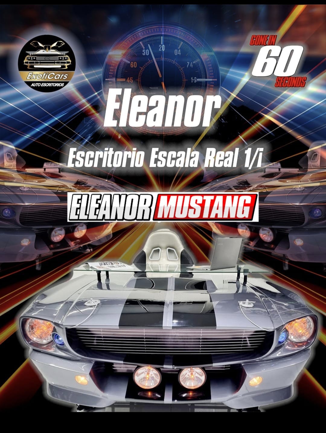 MUSTANG ELEANOR escritorio / 60segundos
