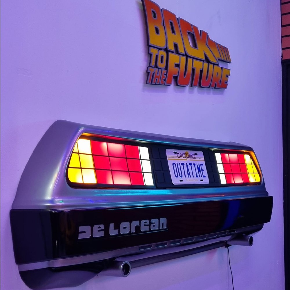 REPISA 3D DELOREAN / trasera