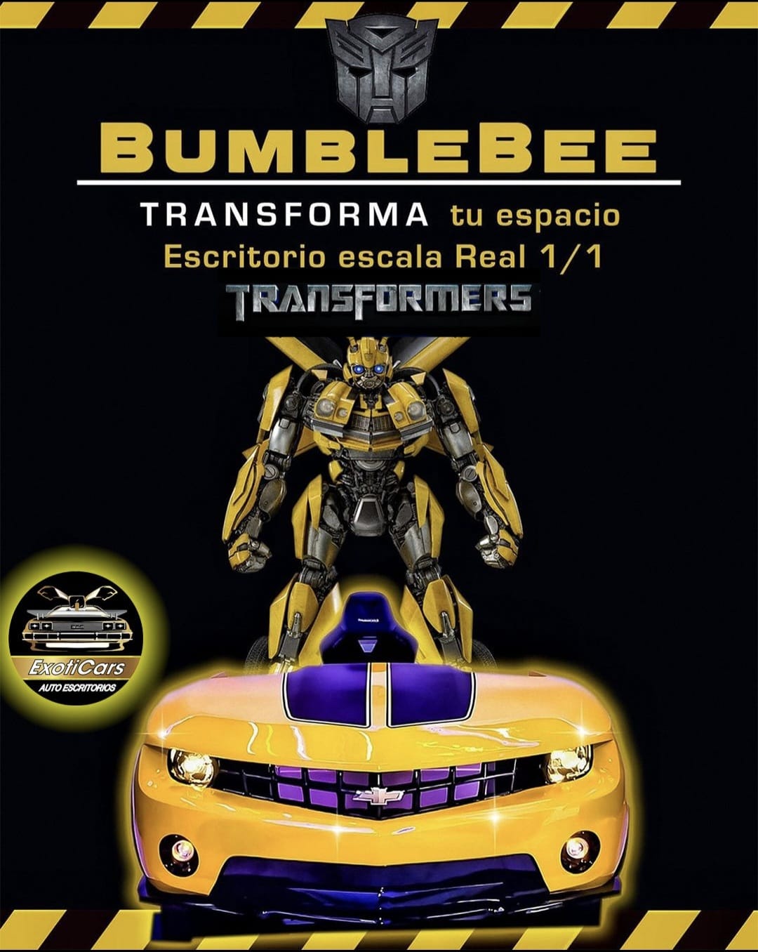CAMARO BUMBLEBEE escritorio / Transformers